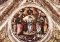 洗礼者と老人に扮した悪魔の間のキリスト 15078年 ルネサンス ピエトロ・ペルジーノ